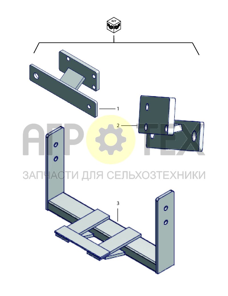 Чертеж Комплект сервисного инструмента поддержки двигателя (14SK10)